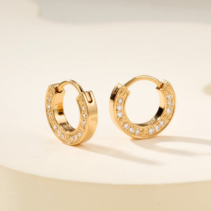 [Angela Jewelry]LOVE DIAMOND EARRINGS