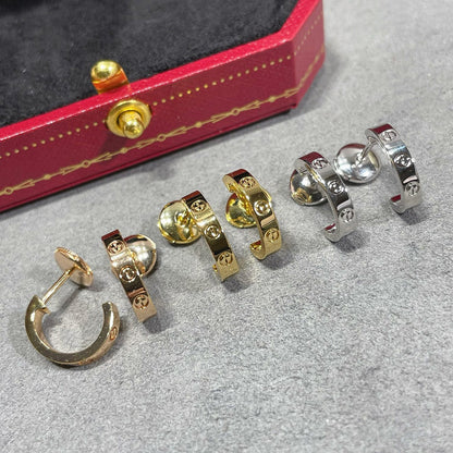 [Angela Jewelry]LOVE EARRINGS 2.65 MM NO DIAMOND SMALL
