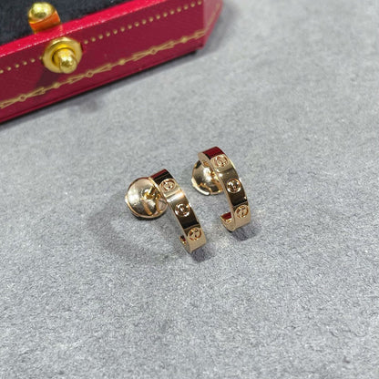 [Angela Jewelry]LOVE EARRINGS 2.65 MM NO DIAMOND SMALL