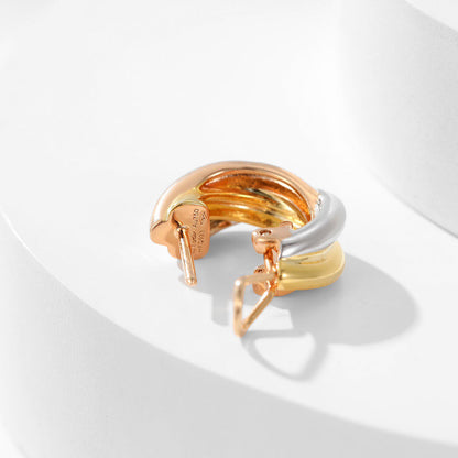 [Angela Jewelry]TRINITY ON DIAMOND CLASSIC EARRINGS