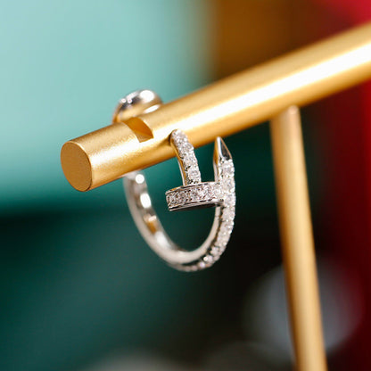 [Angela Jewelry]JUSTE FULL DIAMOND SMALL EARRINGS