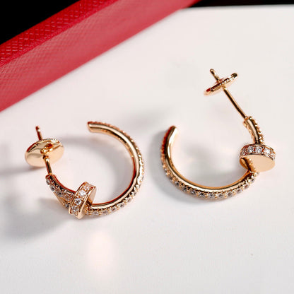[Angela Jewelry]JUSTE FULL DIAMOND SMALL EARRINGS