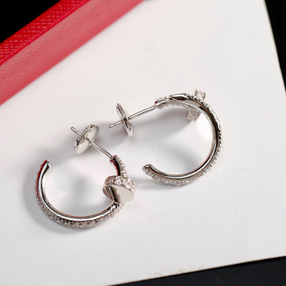 [Angela Jewelry]JUSTE FULL DIAMOND SMALL EARRINGS