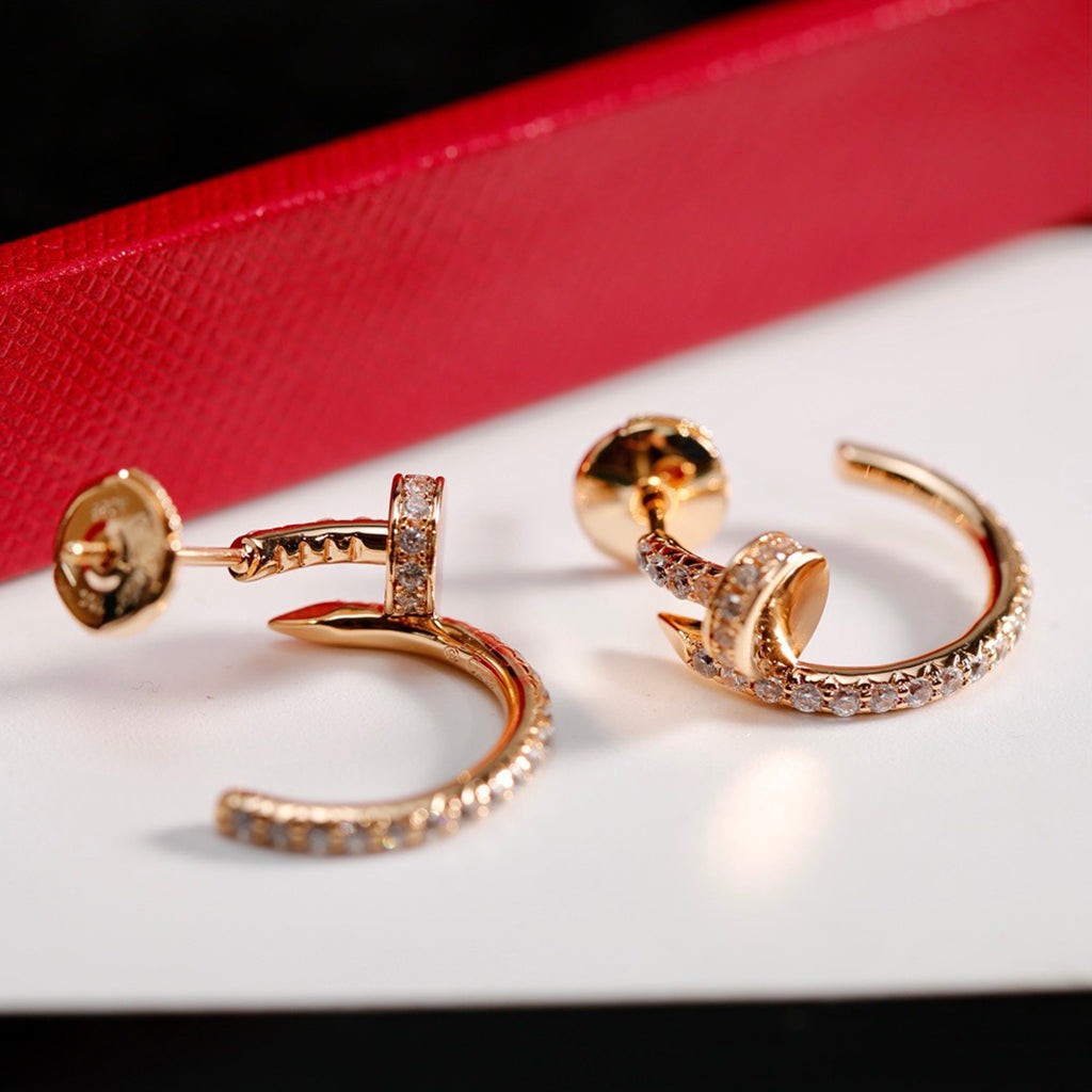 [Angela Jewelry]JUSTE FULL DIAMOND SMALL EARRINGS