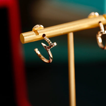 [Angela Jewelry]JUSTE NO DIAMOND SMALL EARRINGS