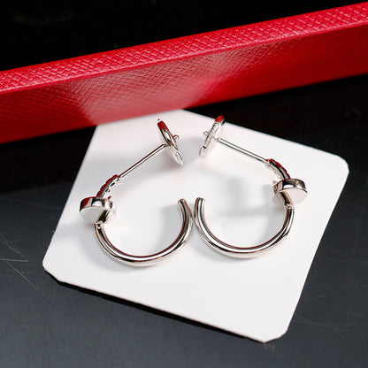 [Angela Jewelry]JUSTE NO DIAMOND SMALL EARRINGS