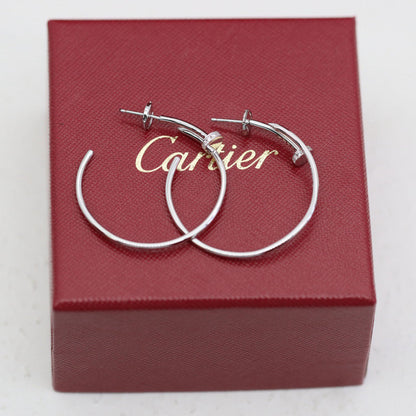 [Angela Jewelry]JUSTE HALF DIAMOND LARGE EARRINGS