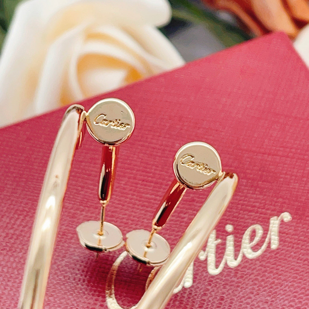 [Angela Jewelry]JUSTE NO DIAMOND LARGE EARRINGS