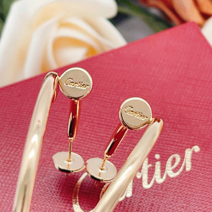 [Angela Jewelry]JUSTE NO DIAMOND LARGE EARRINGS