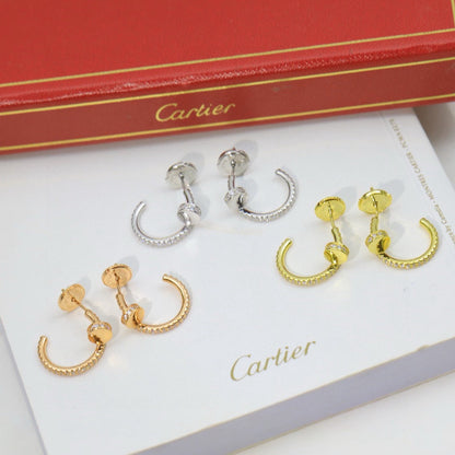 [Angela Jewelry]JUSTE FULL DIAMOND DOUBLE EARRINGS
