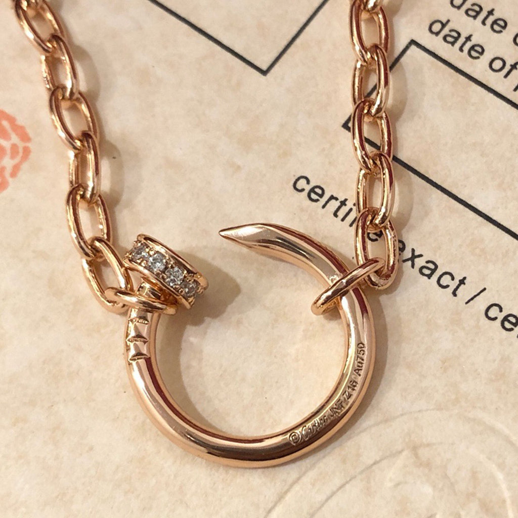 [Angela Jewelry]JUSTE NECKLACE FULL DIAMONDS