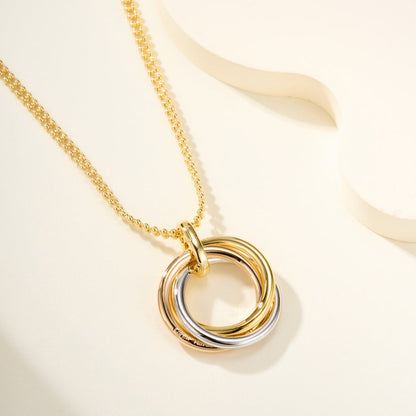 [Angela Jewelry]TRINITY LARGE NECKLACE