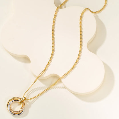 [Angela Jewelry]TRINITY LARGE NECKLACE