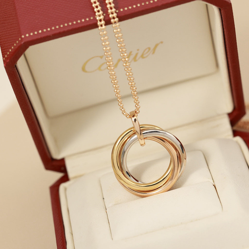 [Angela Jewelry]TRINITY LARGE NECKLACE