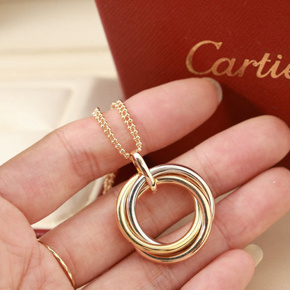 [Angela Jewelry]TRINITY LARGE NECKLACE