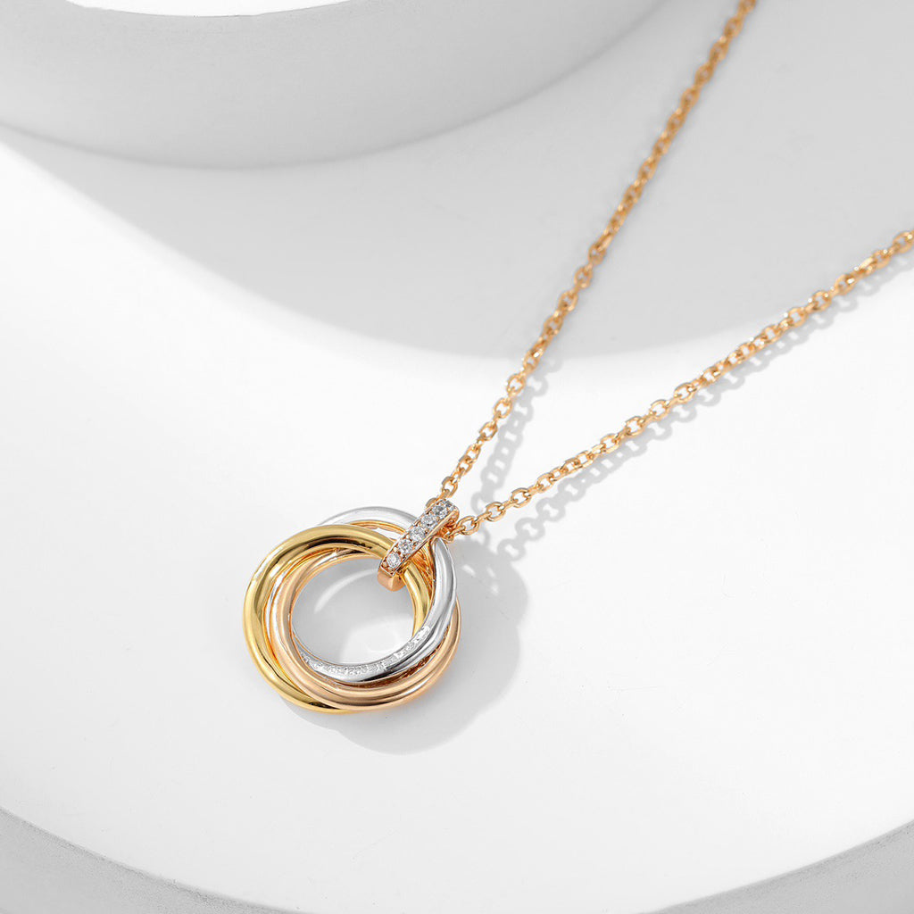 [Angela Jewelry]TRINITY SMALL NECKLACE