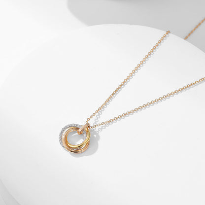 [Angela Jewelry]TRINITY SMALL NECKLACE