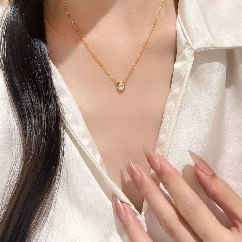 [Angela Jewelry]DAMOUR DIAMOND NECKLACE