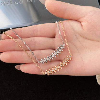 [Angela Jewelry]CLASH  MEDIUM DIAMOND NECKLACE