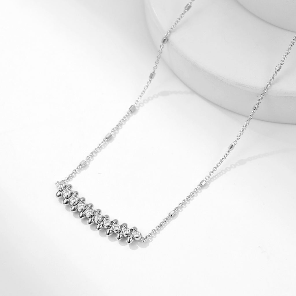 [Angela Jewelry]CLASH  MEDIUM DIAMOND NECKLACE