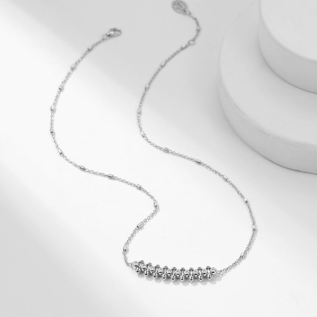[Angela Jewelry]CLASH  MEDIUM DIAMOND NECKLACE