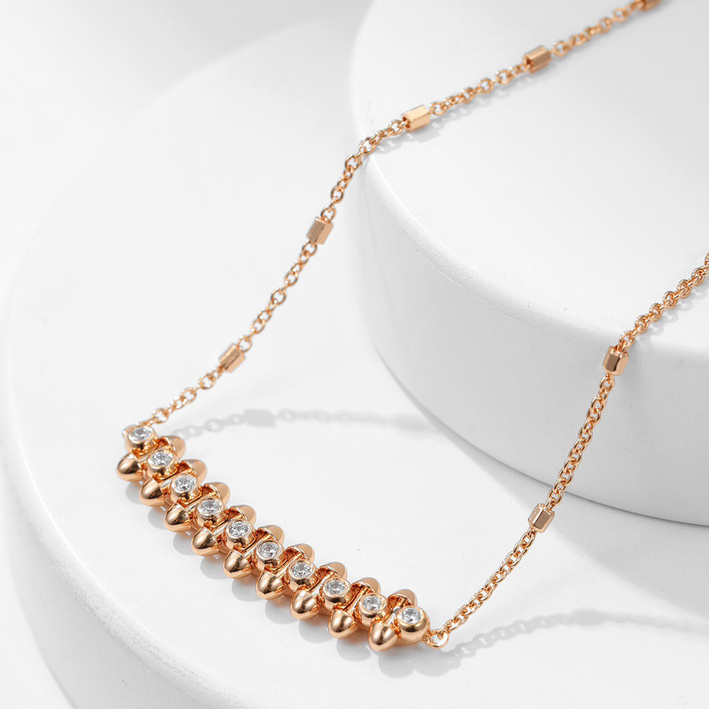 [Angela Jewelry]CLASH  MEDIUM DIAMOND NECKLACE