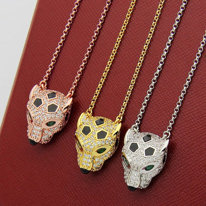 [Angela Jewelry]PANTHERE FULL DIAMOND NECKLACE