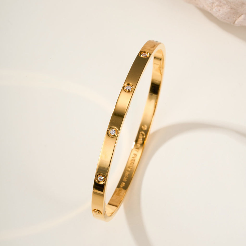 [Angela Jewelry]LOVE BRACELET 3.65MM 10 DIAMONDS