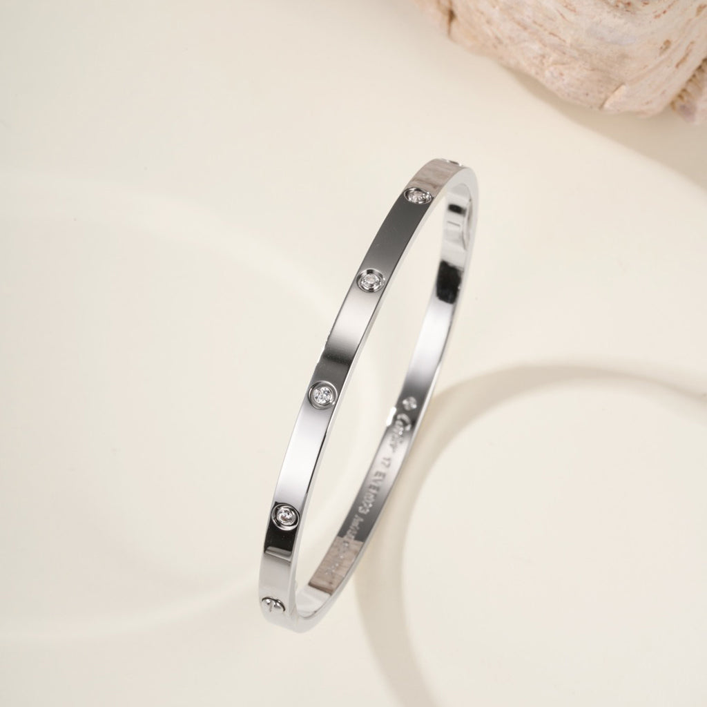 [Angela Jewelry]LOVE BRACELET 3.65MM 10 DIAMONDS