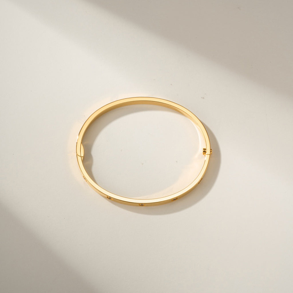 [Angela Jewelry]LOVE BRACELET 3.65MM 10 DIAMONDS