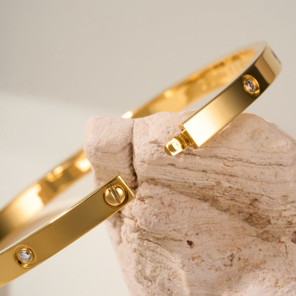 [Angela Jewelry]LOVE BRACELET 3.65MM 10 DIAMONDS