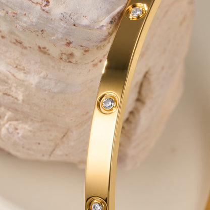 [Angela Jewelry]LOVE BRACELET 3.65MM 10 DIAMONDS