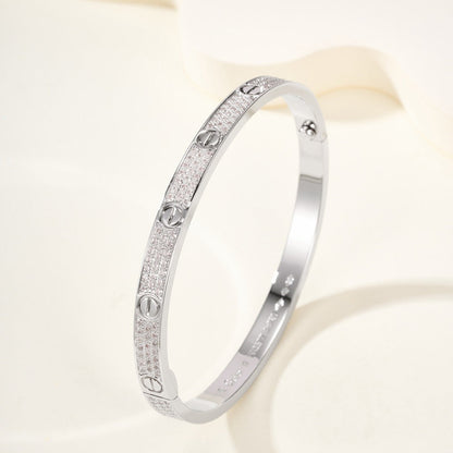 [Angela Jewelry]LOVE BRACELET 4.8MM DIAMOND-PAVED