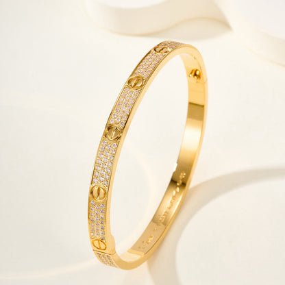[Angela Jewelry]LOVE BRACELET 4.8MM DIAMOND-PAVED