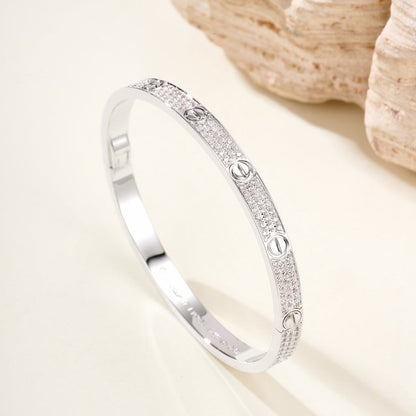 [Angela Jewelry]LOVE BRACELET 4.8MM DIAMOND-PAVED