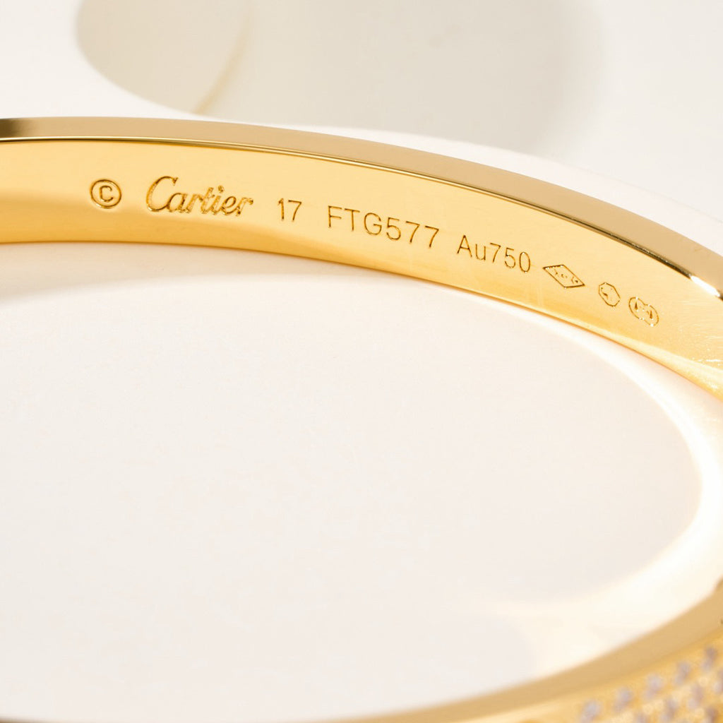 [Angela Jewelry]LOVE BRACELET 4.8MM DIAMOND-PAVED
