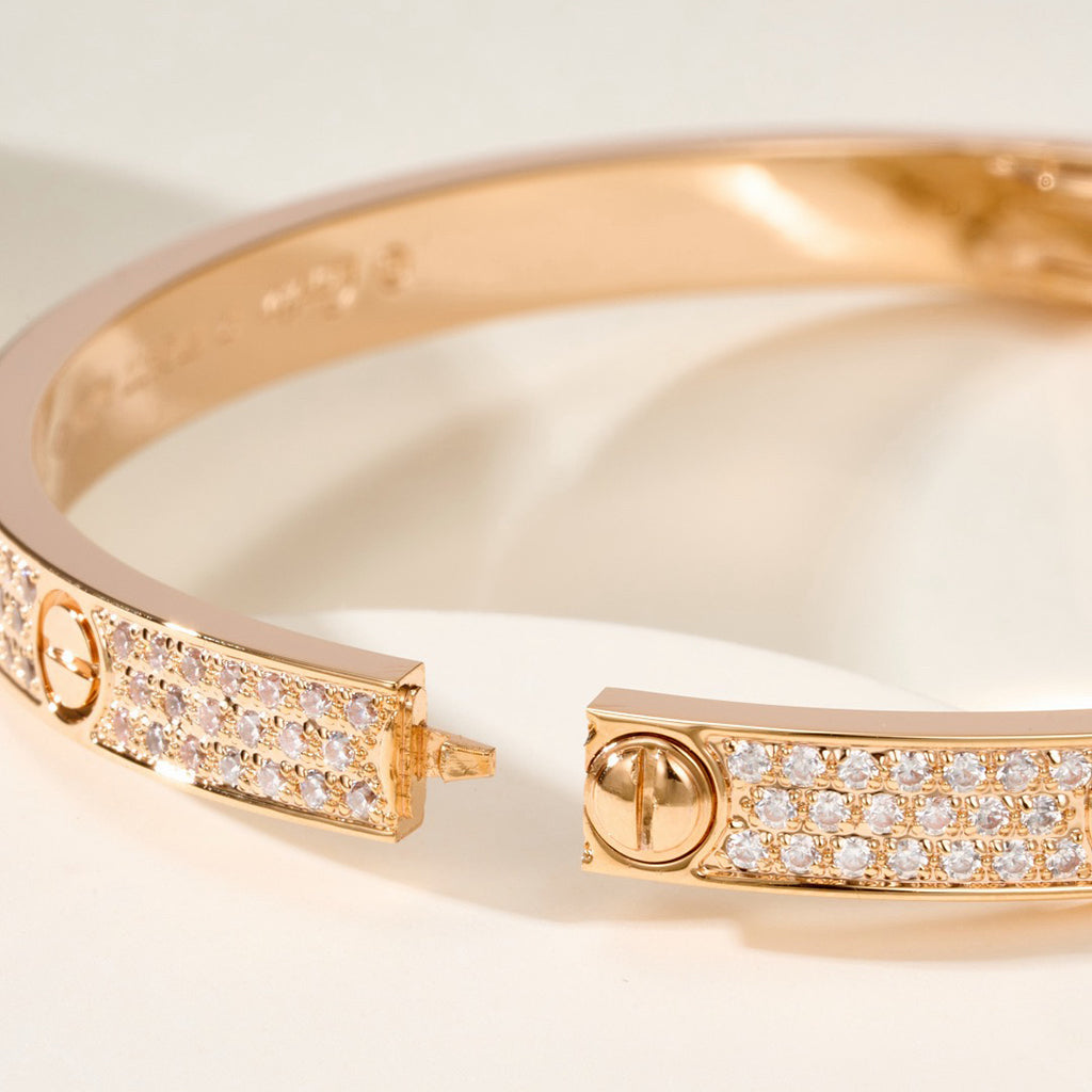 [Angela Jewelry]LOVE BRACELET 4.8MM DIAMOND-PAVED