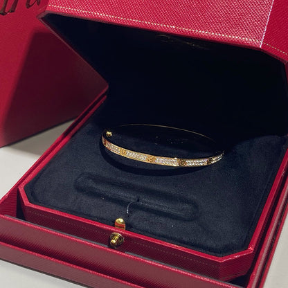 [Angela Jewelry]LOVE BRACELET 3.65MM DIAMOND-PAVED