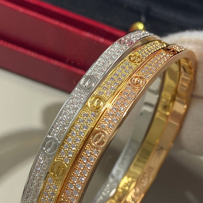 [Angela Jewelry]LOVE BRACELET 3.65MM DIAMOND-PAVED
