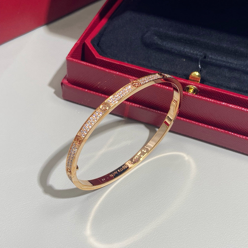 [Angela Jewelry]LOVE BRACELET 3.65MM DIAMOND-PAVED