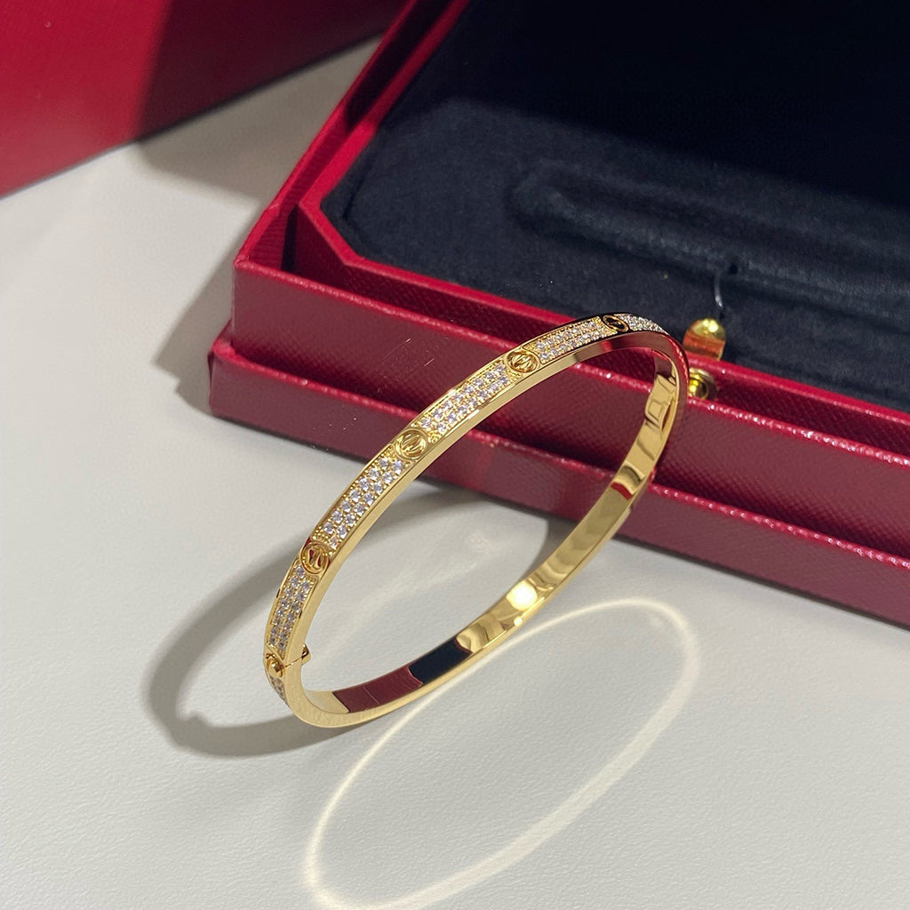 [Angela Jewelry]LOVE BRACELET 3.65MM DIAMOND-PAVED
