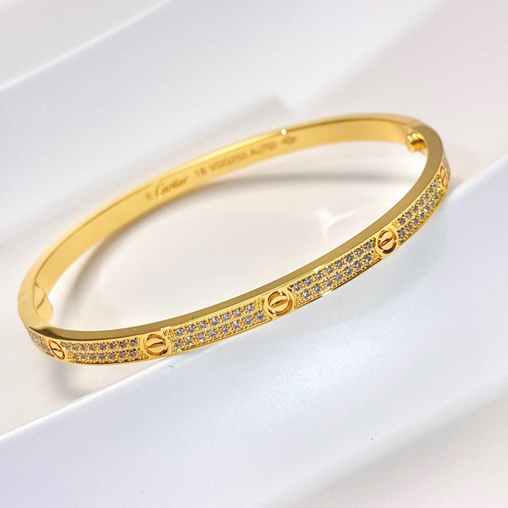 [Angela Jewelry]LOVE BRACELET 3.65MM DIAMOND-PAVED