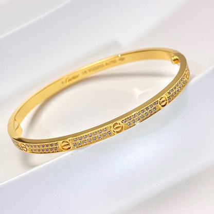 [Angela Jewelry]LOVE BRACELET 3.65MM DIAMOND-PAVED