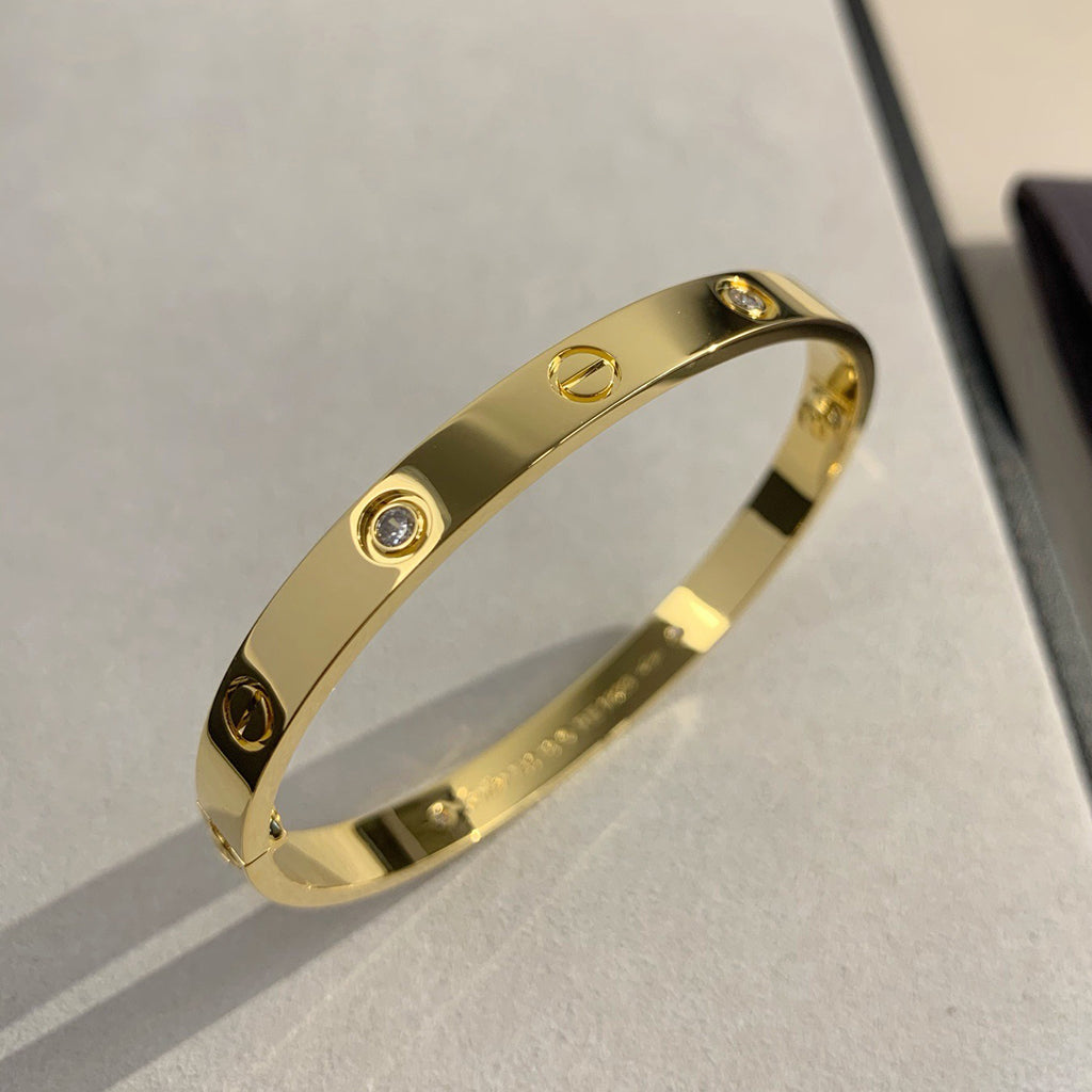 [Angela Jewelry]LOVE BRACELET 6.1MM 4 DIAMONDS
