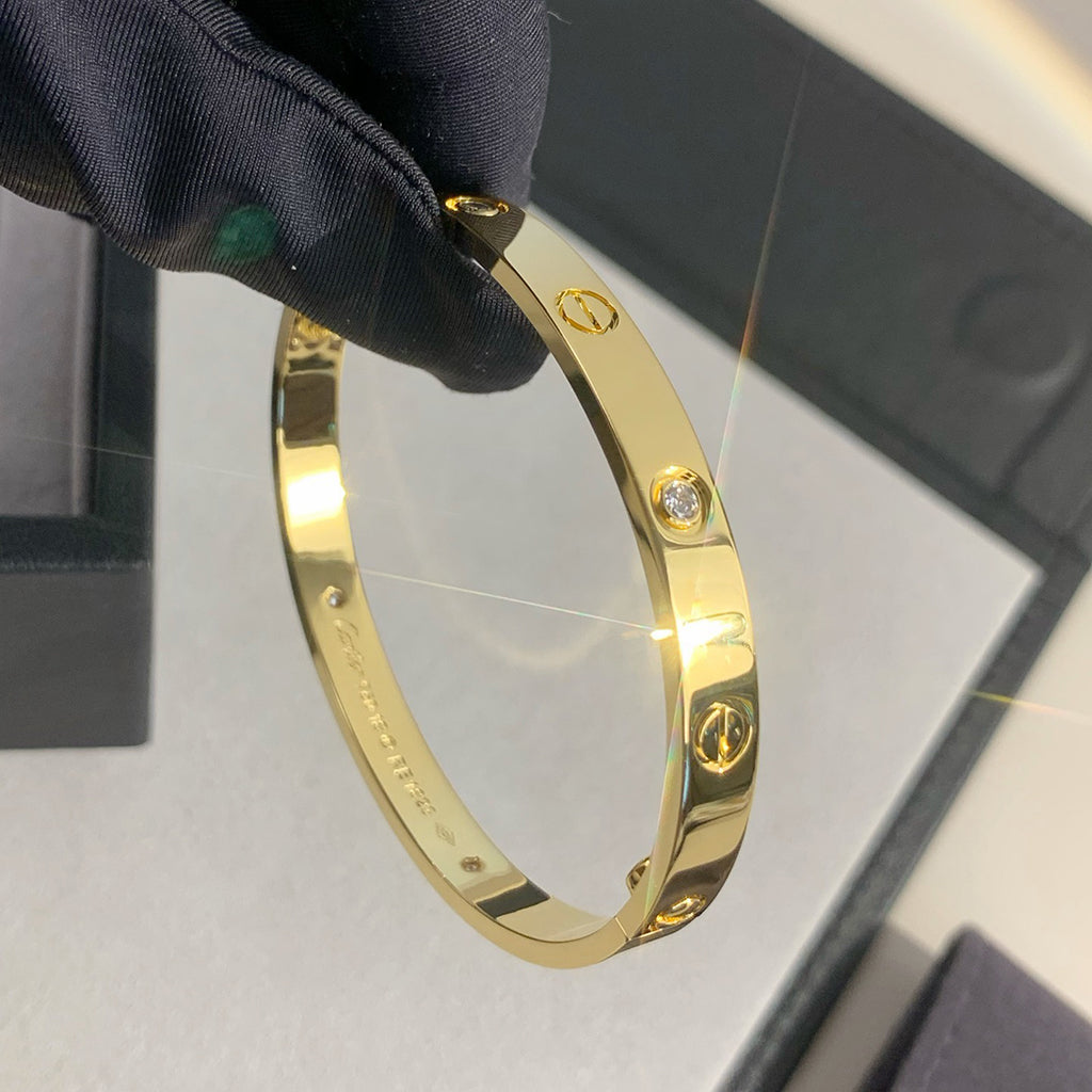 [Angela Jewelry]LOVE BRACELET 6.1MM 4 DIAMONDS
