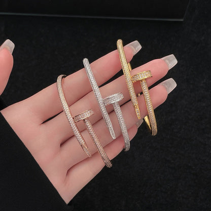 [Angela Jewelry]JUSTE BRACELET 3.5MM ALL DIAMONDS
