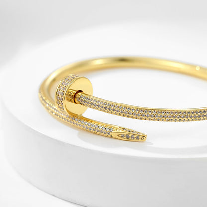 [Angela Jewelry]JUSTE BRACELET 3.5MM ALL DIAMONDS