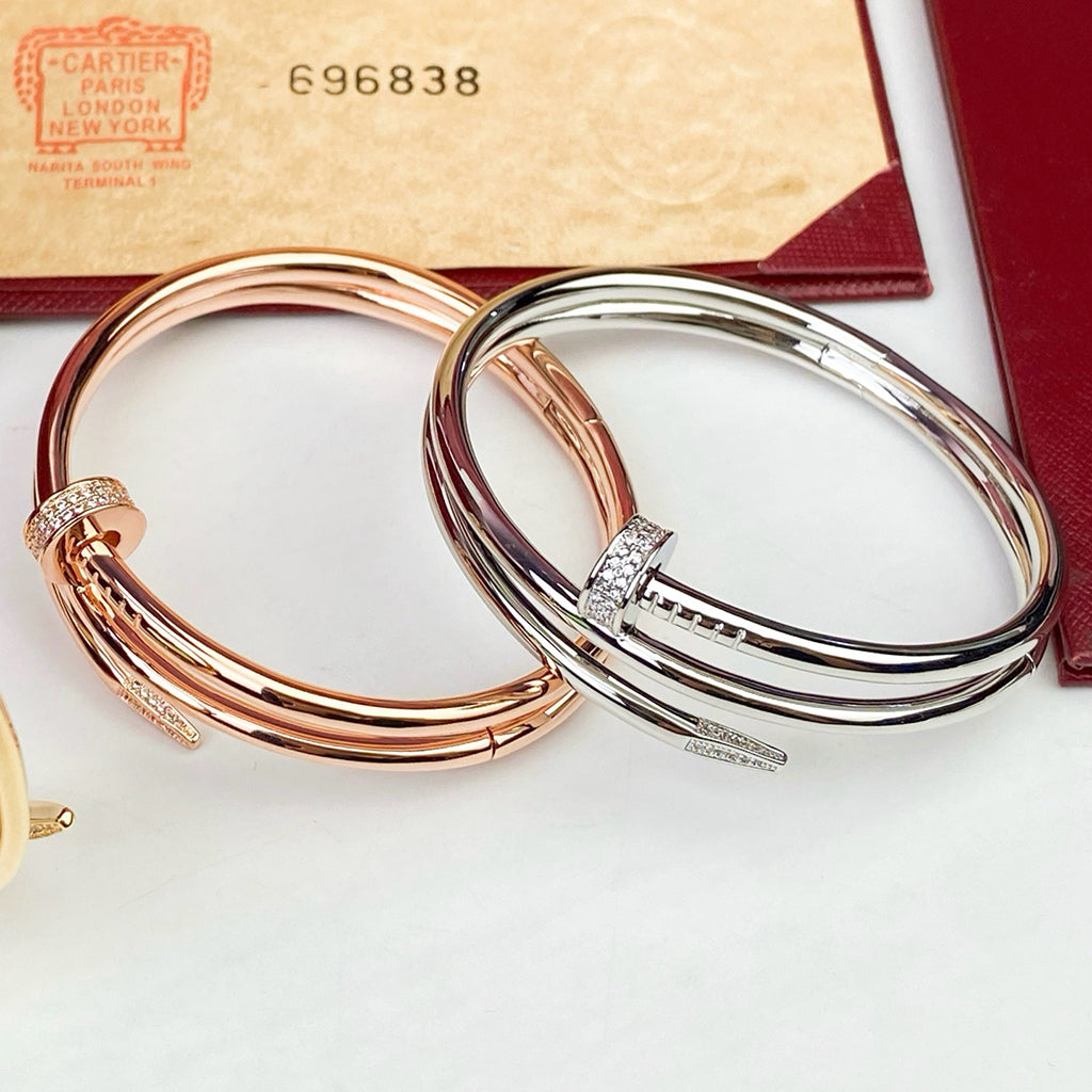 [Angela Jewelry]JUSTE BRACELET 3.5MM DOUBLE ROW DIAMOND