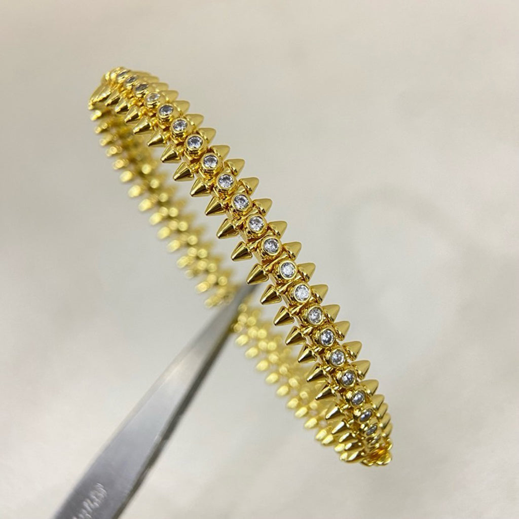 [Angela Jewelry]CLASH  BRACELET 8MM DIAMONDS
