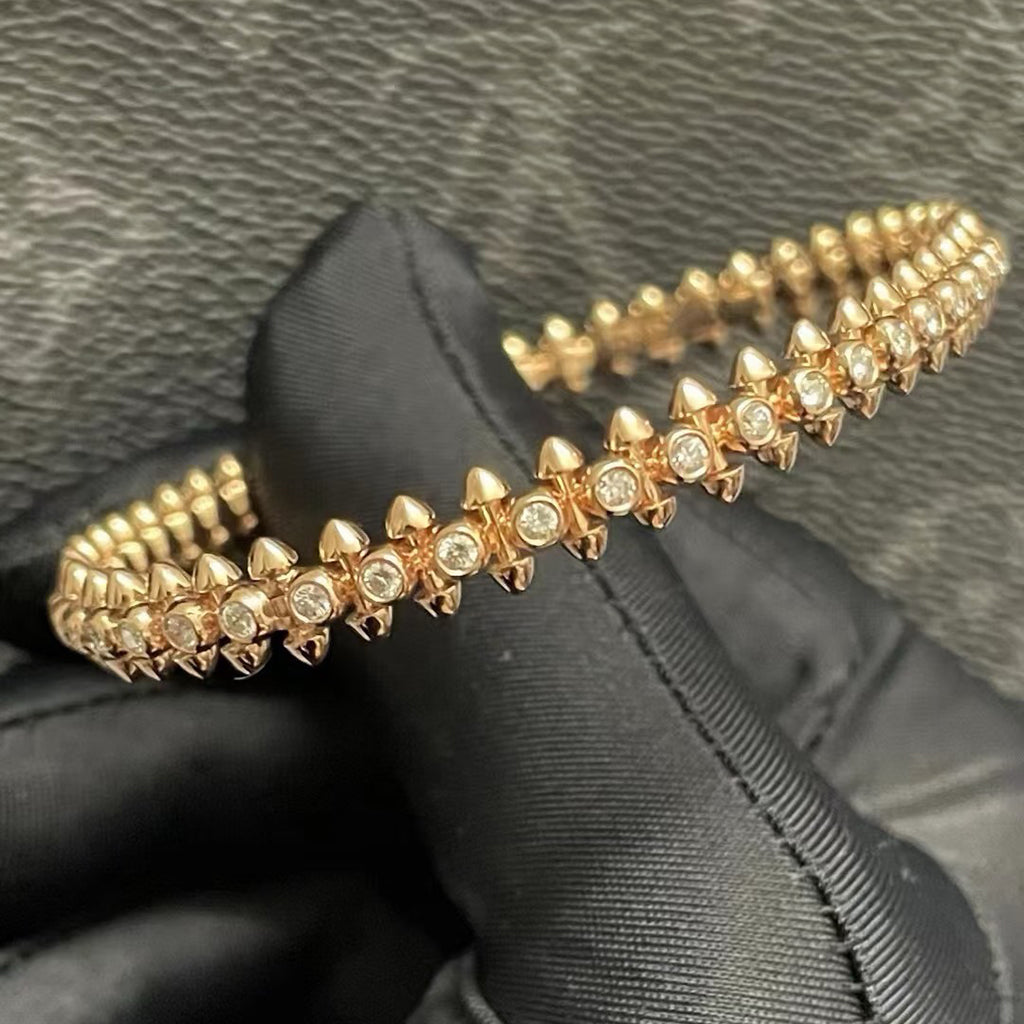 [Angela Jewelry]CLASH  BRACELET 8MM DIAMONDS